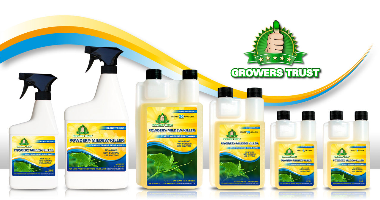 Powdery Mildew Killer All Natural, Kills Powdery Mildew Fast